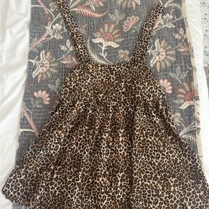 Wild Fable Leopard Print overall Dress